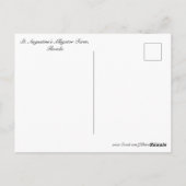 St. Augustine Alligator Boerderij # 2 Briefkaart (Achterkant)