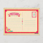 St. Augustine ansichtkaart Florida Flamingo Vintag Briefkaart (Achterkant)