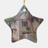 St. Augustine Aviles Street Florida Keramisch Ornament (Achterkant)