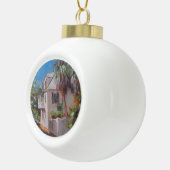 St. Augustine Aviles Street Florida Keramische Bal Ornament (Rechts)