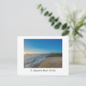 St Augustine Beach Briefkaart (Staand voorkant)