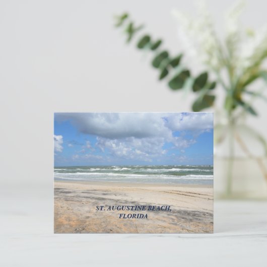 St Augustine Beach, Briefkaart van Florida (Staand voorkant)