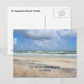 St Augustine Beach, Briefkaart van Florida (Voorkant / Achterkant)