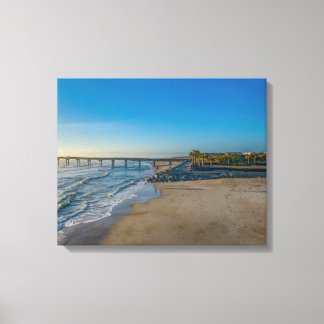 St Augustine Beach Canvas Afdruk