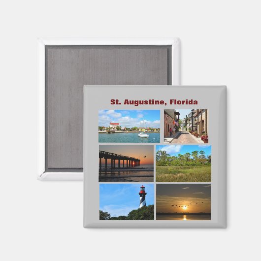 St. Augustine Beach, Florida Magneet (Voorkant / Achterkant)