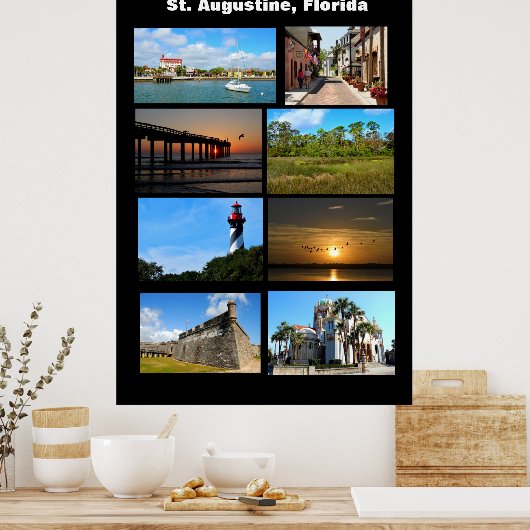 St. Augustine Beach, Florida Poster (Keuken)