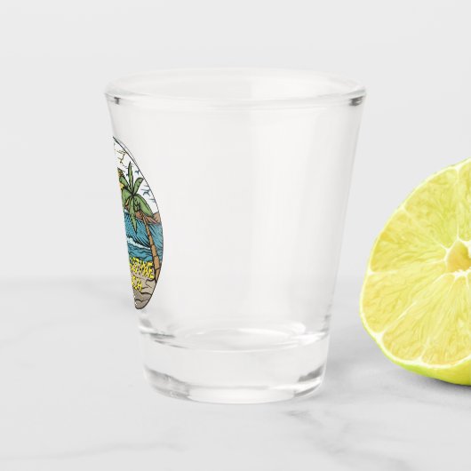 St Augustine Beach Florida Shot Glas (Rechts)