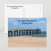 St. Augustine Beach Florida Vis Feestdagenkaart (Voorkant / Achterkant)