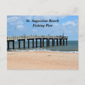 St. Augustine Beach Florida Vis Feestdagenkaart (Voorkant)