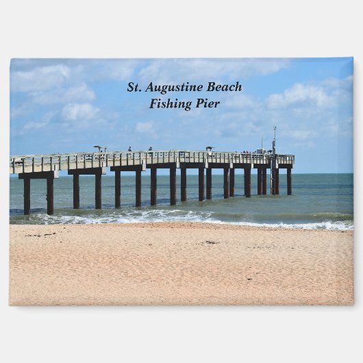 St. Augustine Beach Florida Vis Magneet (Voorkant)