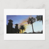 St Augustine bij Sunset Briefkaart (Voorkant)