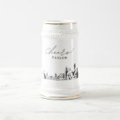 St. Augustine Bridal Party Gift gepersonaliseerd Bierpul (Center)