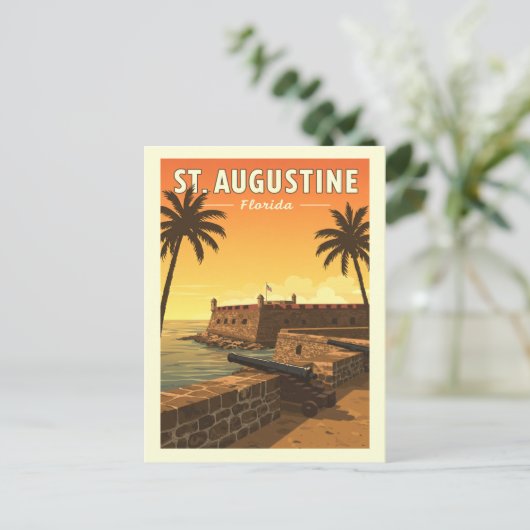 St. Augustine Briefkaart (Staand voorkant)
