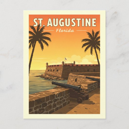  St. Augustine Briefkaart (Voorkant)