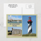 St' Augustine, Briefkaart van Florida (Voorkant / Achterkant)