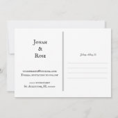 St. Augustine bruiloft aankondiging (Achterkant)