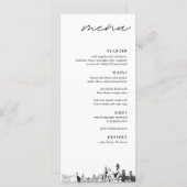St. Augustine Bruiloft Receptie Diner Menu (Voorkant / Achterkant)