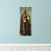 St. Augustine Canvas Afdruk (Insitu (Houten vloer))