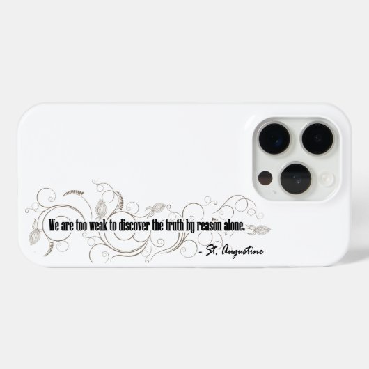 St. Augustine Case-Mate iPhone Case (Achterkant (horizontaal))