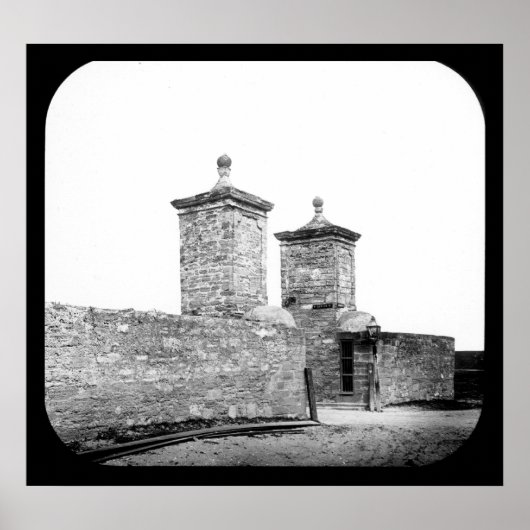 St. Augustine City Gates Poster (Voorkant)