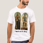 St. Augustine en St. Michael T-shirt (Voorkant)
