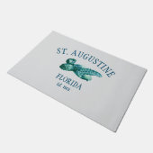 St Augustine EST 1565 Beach Zee Schildpad Deurmat (Schuin)