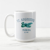 St Augustine EST 1565 Beach Zee Schildpad Koffiemok (Links)