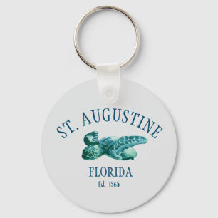 St Augustine EST 1565 Beach Zee Schildpad Sleutelhanger