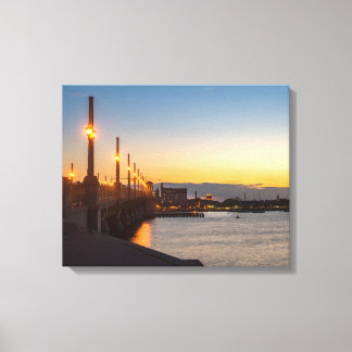St. Augustine Evening Canvas Afdruk