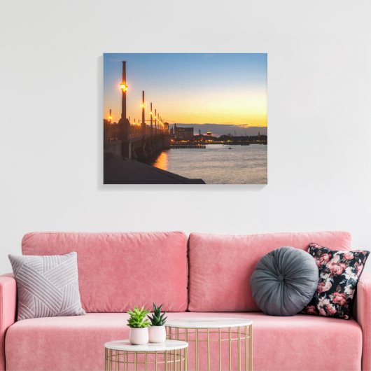 St. Augustine Evening Canvas Afdruk (Insitu (Woonkamer))