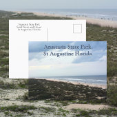 St Augustine FL Anastasia State Park Briefkaart