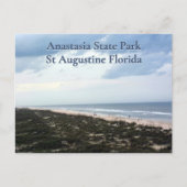 St Augustine FL Anastasia State Park Briefkaart (Voorkant)