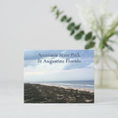 St Augustine FL Anastasia State Park Fotografisch Briefkaart (Staand voorkant)