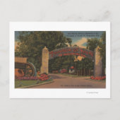 St. Augustine, FL - Fontein of Youth Entrance Briefkaart (Voorkant)
