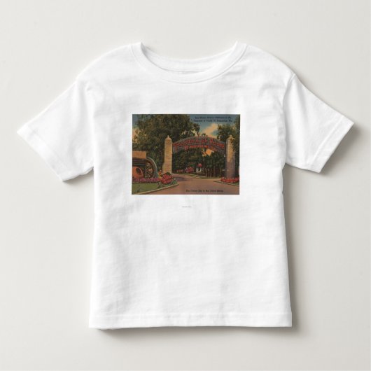 St. Augustine, FL - Fontein of Youth Entrance Kinder Shirts (Voorkant)