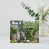 St Augustine FL Hispanic Garden Fotografisch Briefkaart (Staand voorkant)