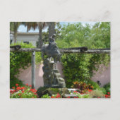 St Augustine FL Hispanic Tuin Fotografisch Briefkaart (Voorkant)