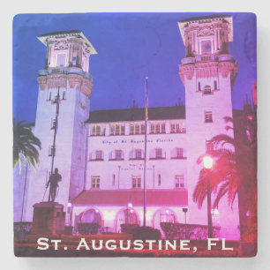 St. Augustine, FL - Hotel Alcazar Stenen Onderzetter