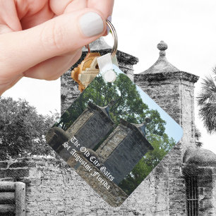 St Augustine FL Old City Gates Photographic Sleutelhanger