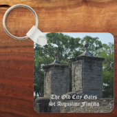 St Augustine FL Old City Gates Photographic Sleutelhanger (Voorkant)