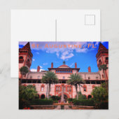 St. Augustine, FL - Ponce de Leon Hotel Briefkaart (Voorkant / Achterkant)