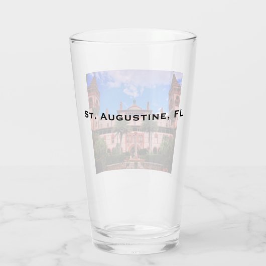 St. Augustine, FL - Ponce de Leon Hotel Glas (Achterkant)