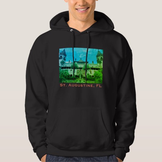 St. Augustine, FL - Ponce de Leon Hotel Hoodie (Voorkant)