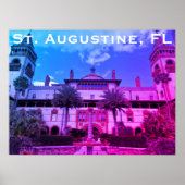 St. Augustine, FL - Ponce de Leon Hotel Poster (Voorkant)