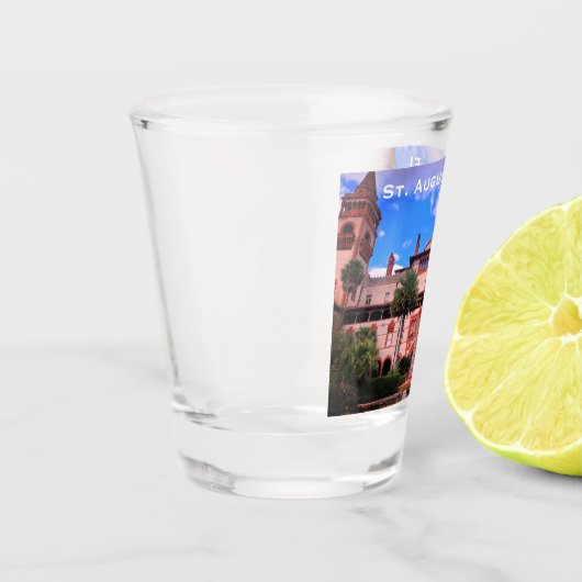 St. Augustine, FL - Ponce de Leon Hotel Shot Glas (Links)