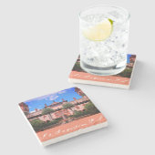 St. Augustine, FL - Ponce de Leon Hotel Stenen Onderzetter (Zijkant)