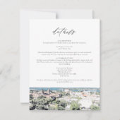 ST AUGUSTINE FL Skyline Bestemmingsgegevens Kaart (Voorkant)