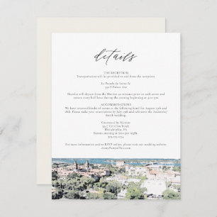 ST AUGUSTINE FL Skyline Bestemmingsgegevens Kaart