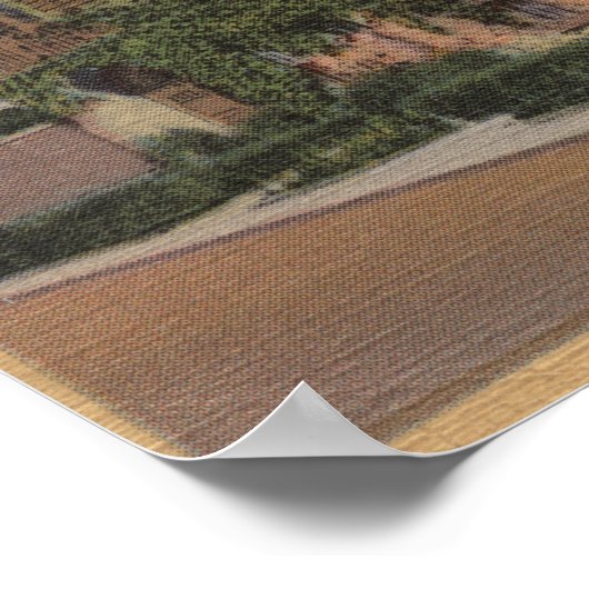 St. Augustine, FL - Uitzicht van St. Francis Poster (Hoek)