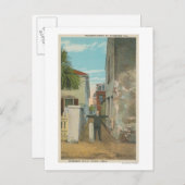 St. Augustine, FL - Uitzicht van Treasury Street & Briefkaart (Voorkant / Achterkant)